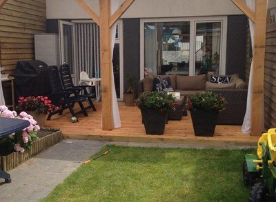 Wonderbaarlijk Houten Veranda Bouwpakket → Overkapping Douglas Veranda Hout LA-21