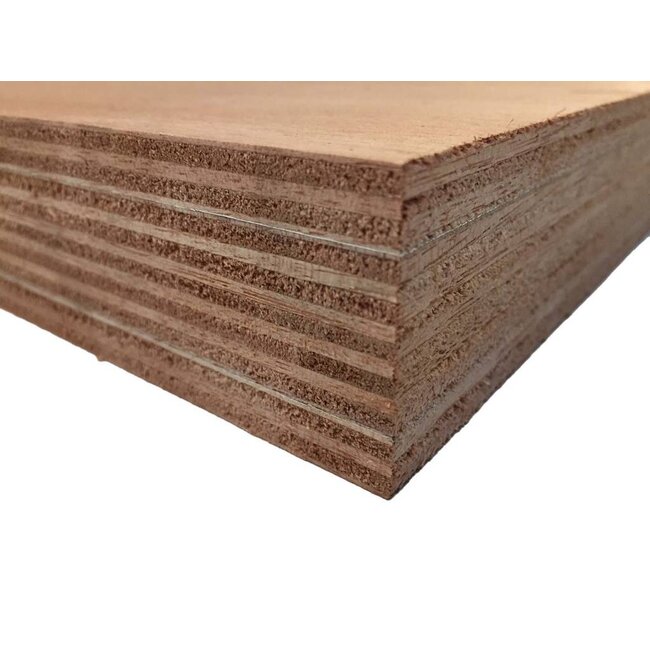 Okoume Multiplex Deurplaat 40 mm met Aluminium | Gestabiliseerd