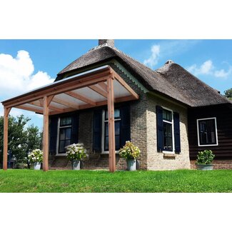 Pext Veranda Douglas Duplo Robuust 140 + Polycarbonaat Daksysteem LT50