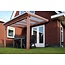 Pext Veranda Douglas Duplo 140 + Glassysteem  G50 | Overkapping aan Huis
