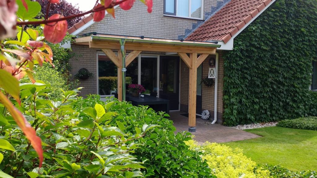 Gematigd Nieuwsgierigheid plannen Houten Veranda met Glazen Dak - Houthandel van Gelder