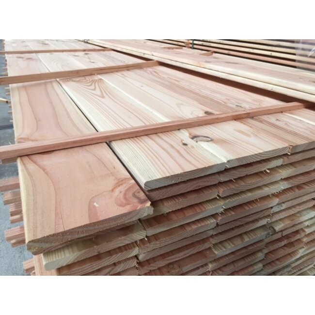 Douglas Plank / Schuttingplank 16 x 140 mm (1.6 x 14 cm) Geschaafd