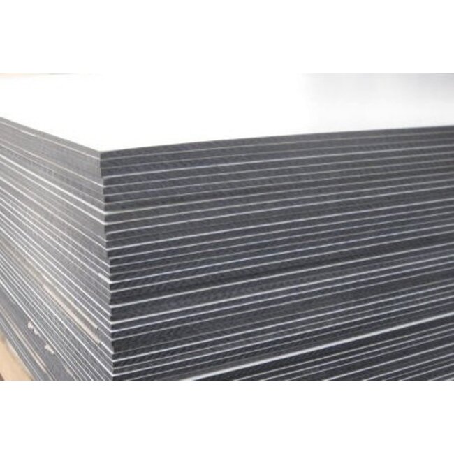 Hpl plaat 6mm wit 1300x3050mm dubbelzijdig wit