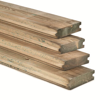 Tuindeco Grenen Damwand Plank 40x170mm Geïmpregneerd