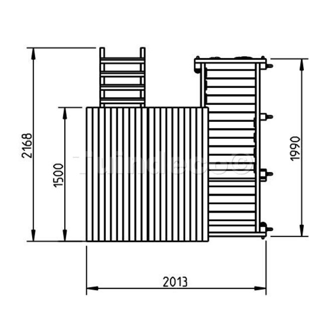 Zelfbouwspeeltoestel Penthouse