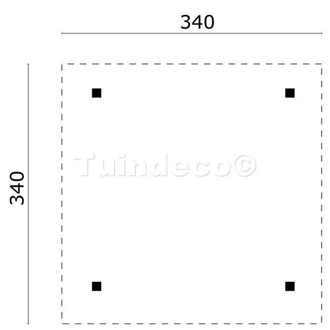 Zelfbouw Tuinprieel Tourist
