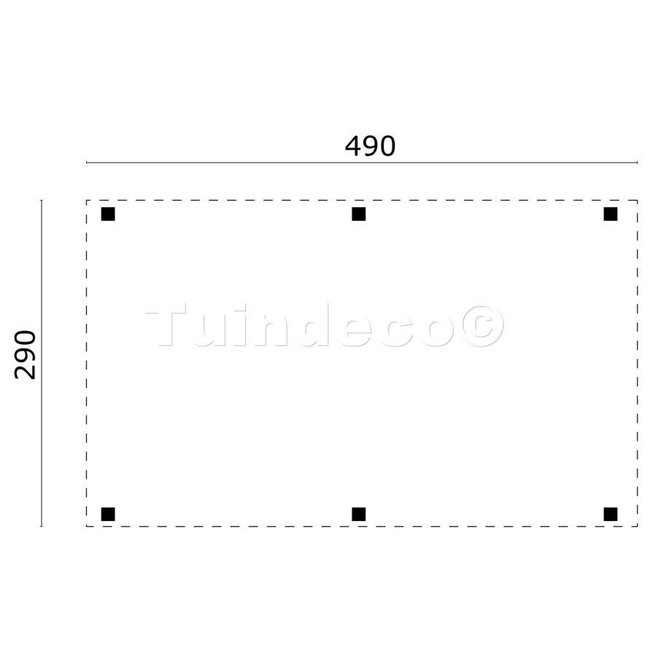 Prieel Grande | Ruime Tuin Overkapping