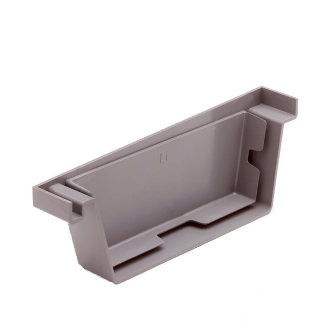 Een rechthoekige dakgoot van 140 mm