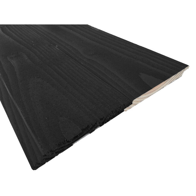 Douglas Sponningplank Zwart Gespoten