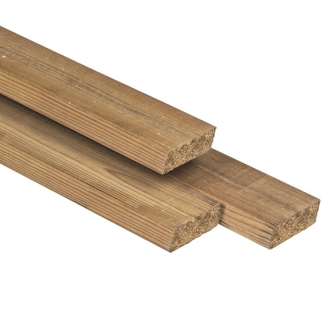 Rhombus Profiel Thermisch Gemodificeerd 20x65mm | Steamed 5* Class Wood