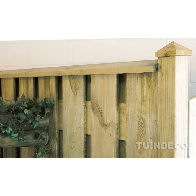 Afdeklat / Afdekregel piramide Robuust 240cm (3-planks tussenruimte)