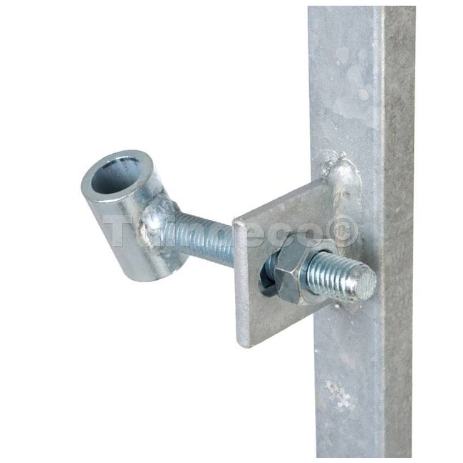 Tuindeur Privacy | Red Class Wood | IJzeren frame met RVS slot