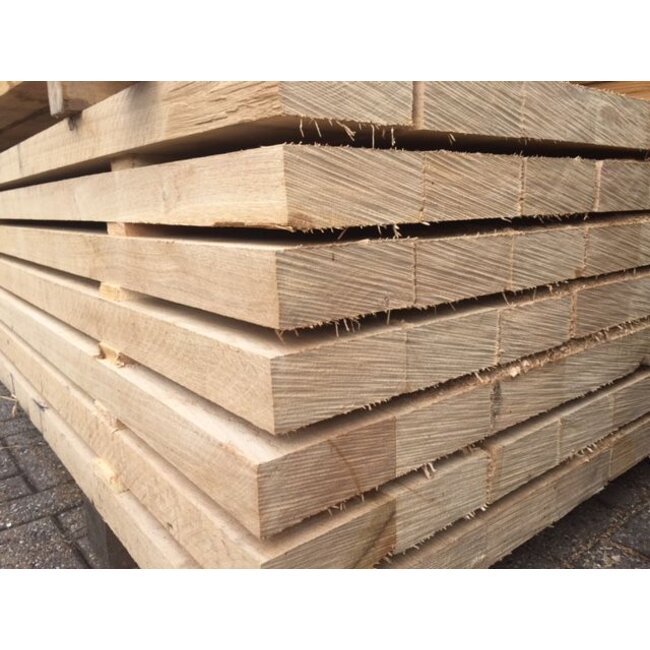 Eiken Balk 6x15cm (netto 5x14cm) Geschaafd