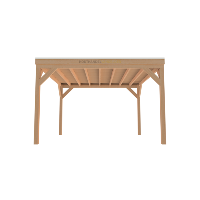 Douglas Houten Overkapping Bouwpakket / Materiaalpakket 400x400cm (4x4 meter)