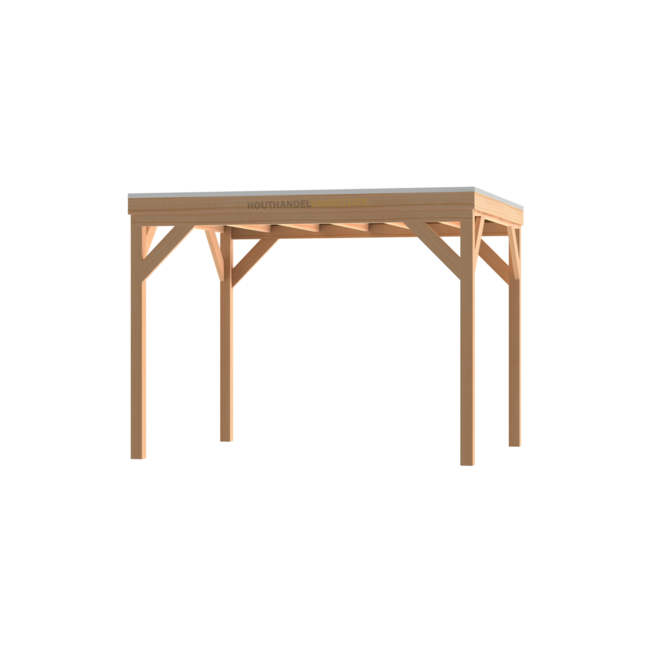 Douglas Houten Overkapping Bouwpakket / Materiaalpakket 350x300cm (3,5x3 meter)