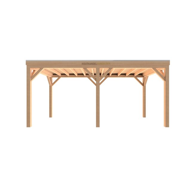 Douglas Overkapping 600x250 cm / 6x2,5 m Bouwpakket | Robuust