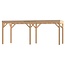 Douglas Overkapping 700x350 cm / 7x3,5 m | Bouwpakket | Robuust