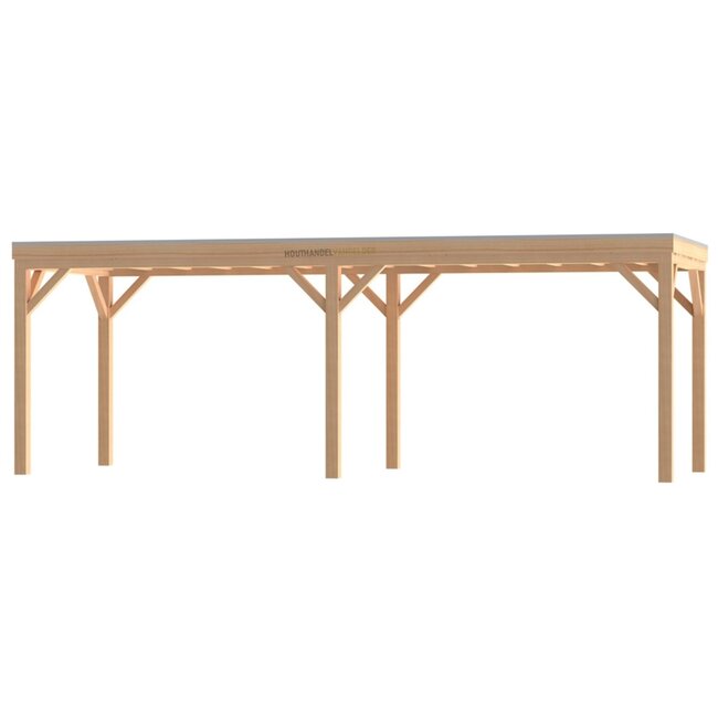 Douglas Overkapping 800x400 cm / 8x4 m | Bouwpakket | Robuust