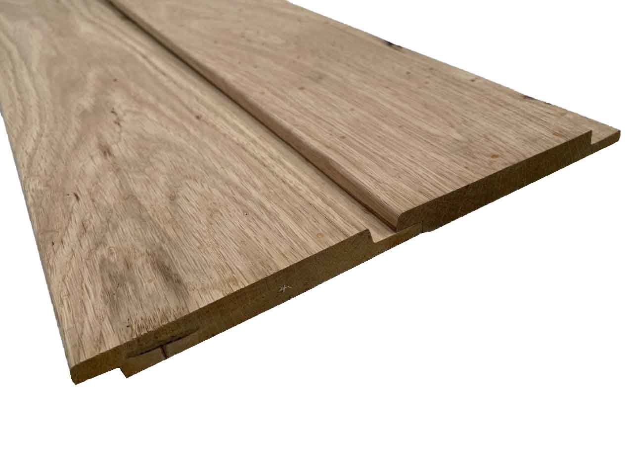 Eiken channelsiding 130wb | Verticale gevelbekleding & Wandbekleding ...