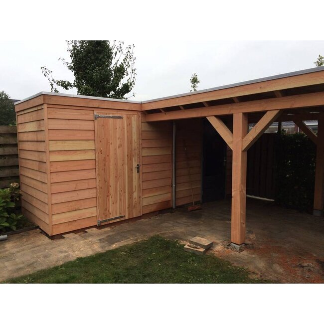 Dichte deur met douglas kozijn XXL extra breed