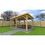 Douglas Overkapping 600x400 cm / 6x4 m | Bouwpakket | Robuust