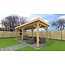 Douglas Overkapping 700x250 cm  / 7x2,5 m Bouwpakket | Robuust