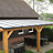 Douglas veranda Duplo 120 met LT50 polycarbonaat dak 