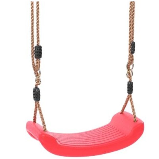 Schommelzitje kunststof rood voor speeltoestellen