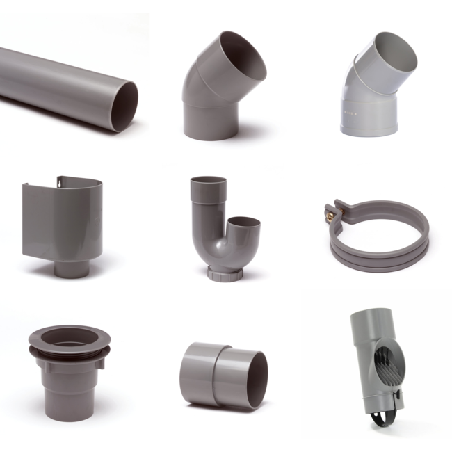 Dakgoot toebehoren PVC