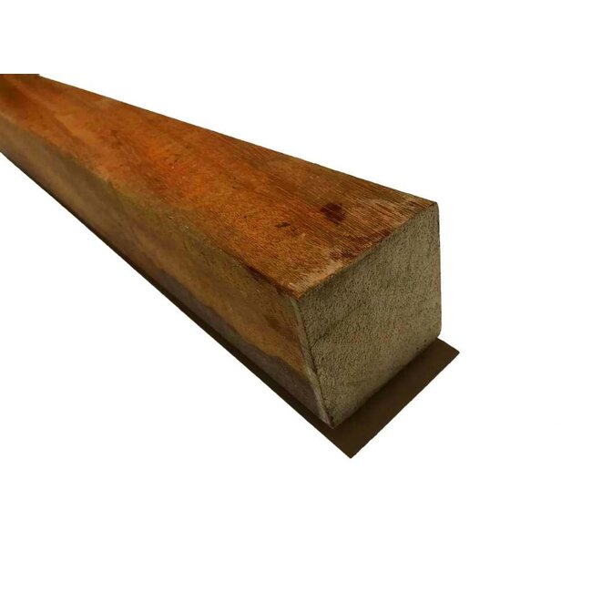 Hardhouten Paal Azobé 8,5x8,5cm geschaafd