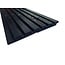 Rhombus Triple Profiel Planken Zwart Gespoten | Verticale Gevelbekleding | Wandbekleding