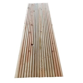 Van Gelder Hout Douglas triple profiel Plank 20 x125 mm werkend  B Keuze