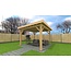 Douglas Overkapping 400x350 cm / 4x3,5 m | Bouwpakket | Robuust