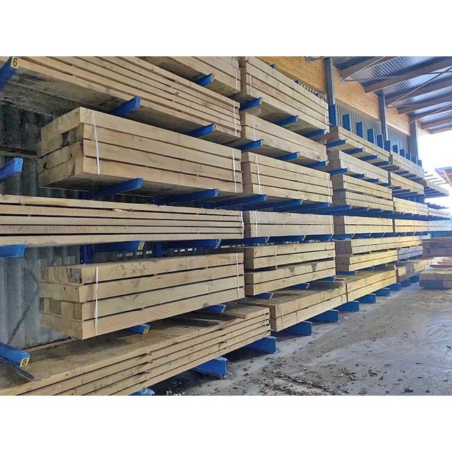 Eiken Balk 100 x 100 mm ( 10 x 10 cm) Fijnbezaagd