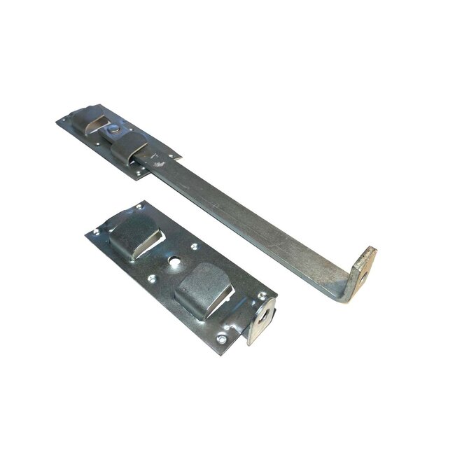 Overslaggrendel voor afsluiten poort of hekwerk