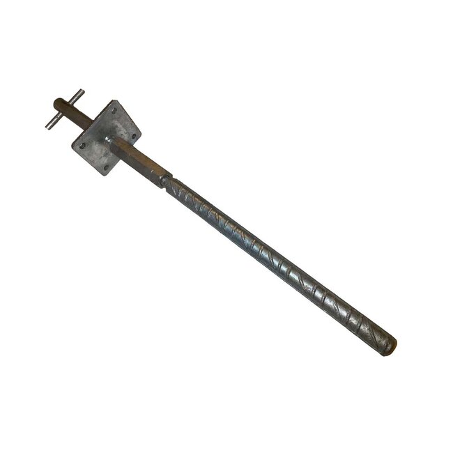 Verstelbare instortanker om palen op te bevestigen