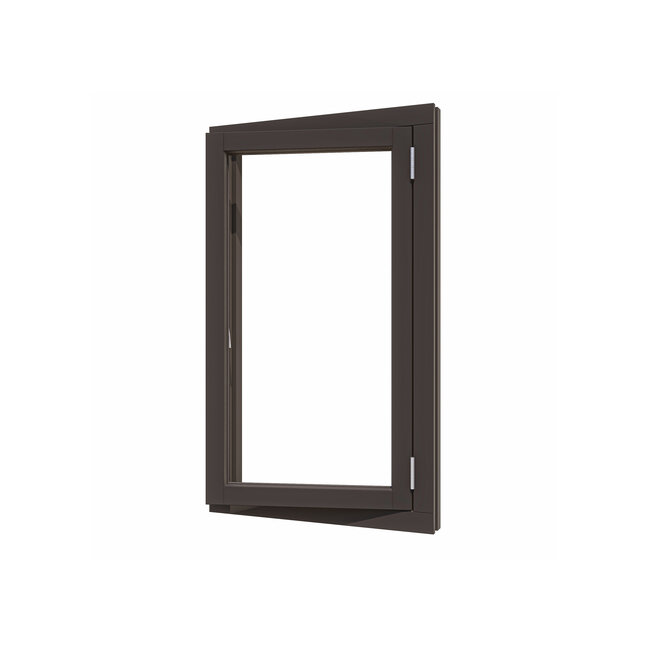 Douglas vleugelraam steellook met kozijn zwart