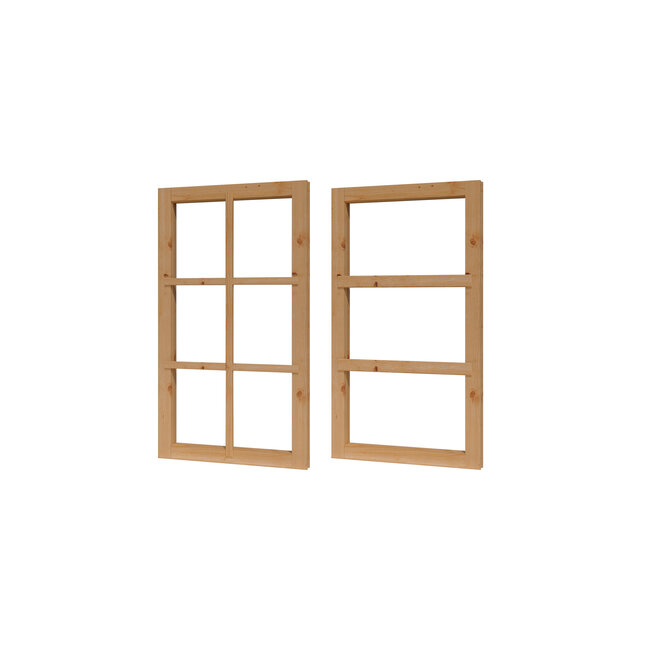 Douglas vast raam onbehandeld 642x1168mm
