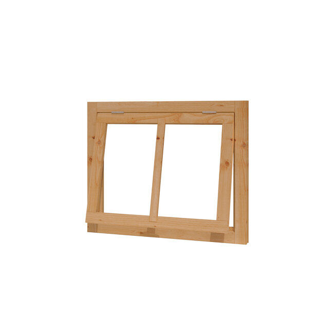 Douglas uitzetraam onbehandeld met kozijn