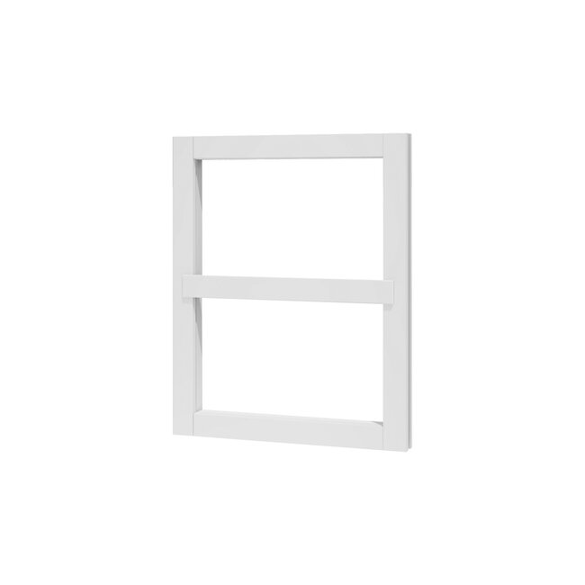 Douglas vast raam wit gegrond