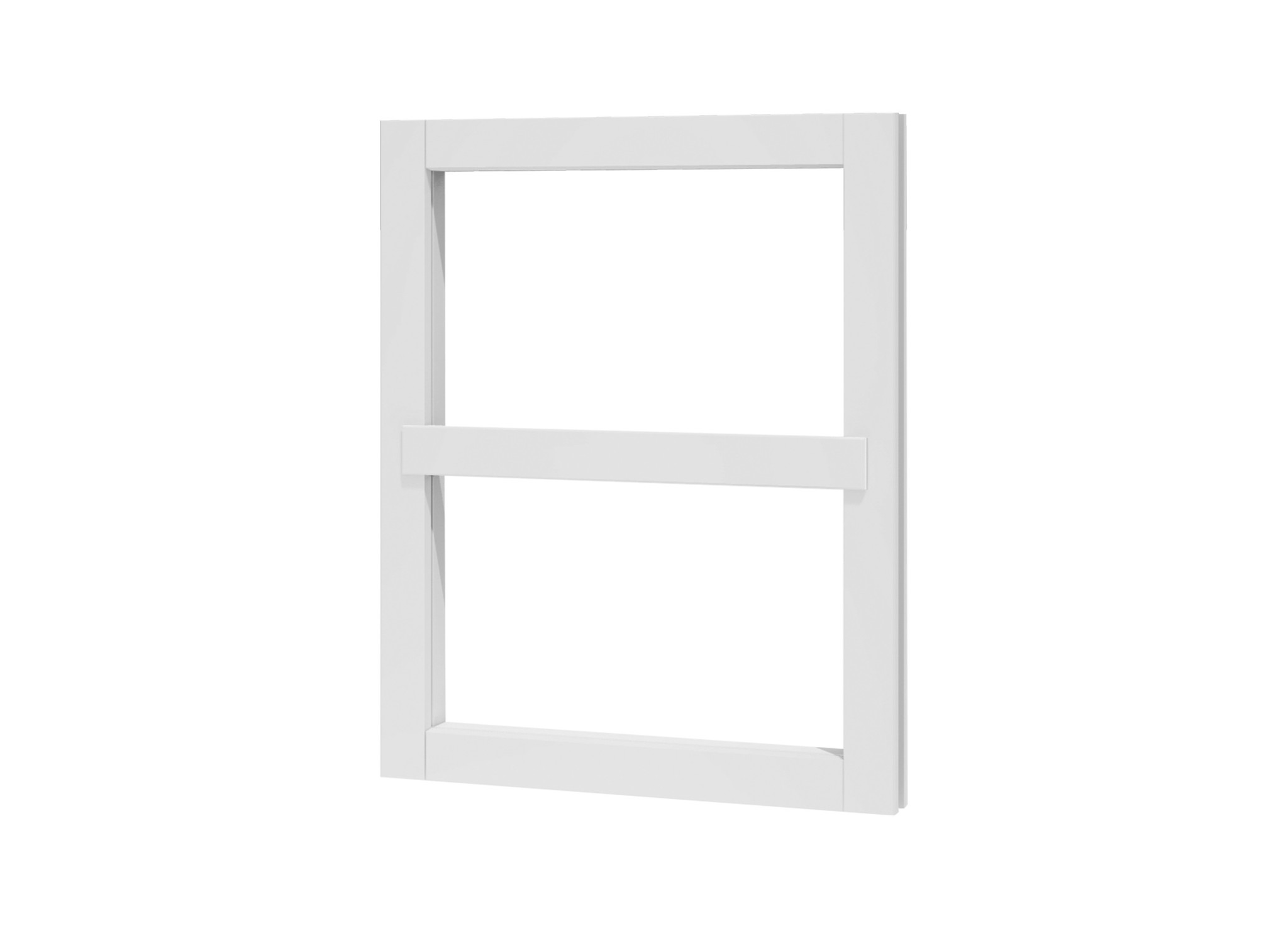 Neuslat wit gegrond 18x45 mm sponning 30 mm Neuslat wit gegrond 18x45 mm sponning 30 mm