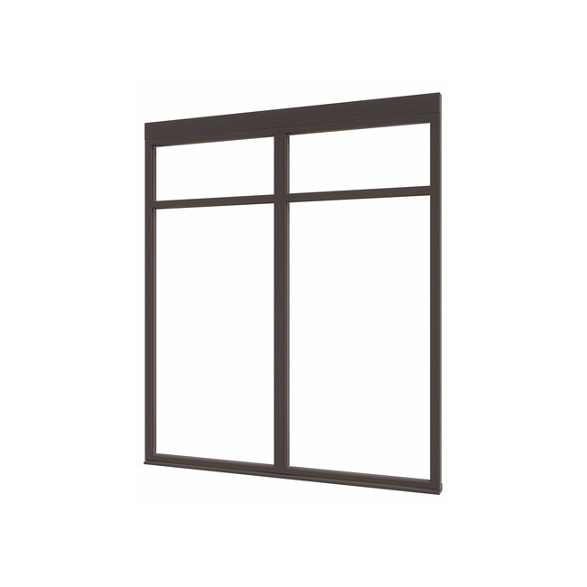 Douglas glaswand steellook 2vaks diverse maten met stelkozijn