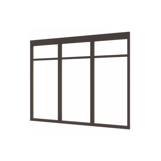 Douglas glaswand steellook 2vaks diverse maten met stelkozijn