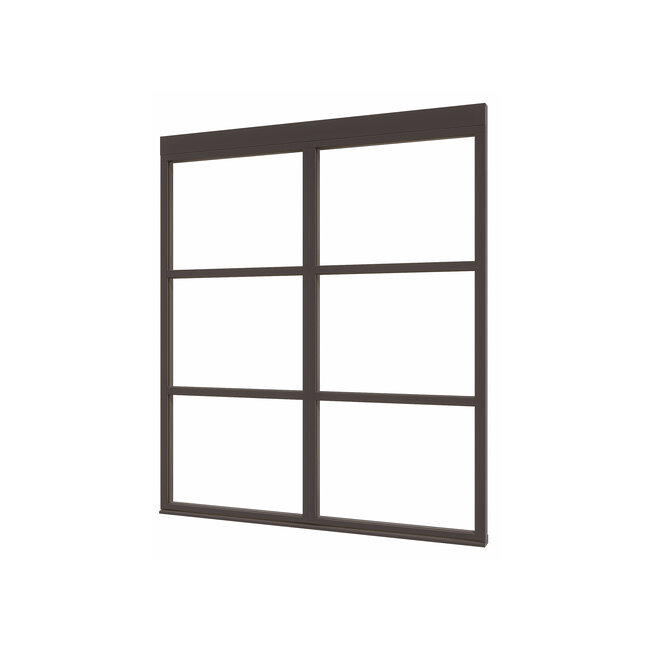 Douglas glaswand steellook 3vaks diverse maten