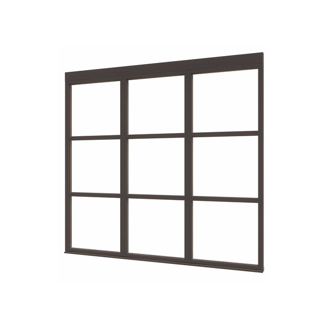 Douglas glaswand steellook 3vaks diverse maten