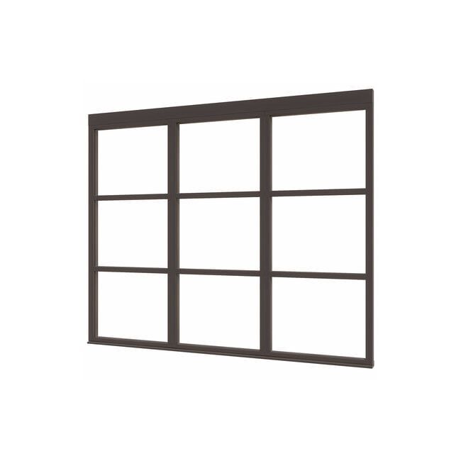 Douglas glaswand steellook 3vaks diverse maten