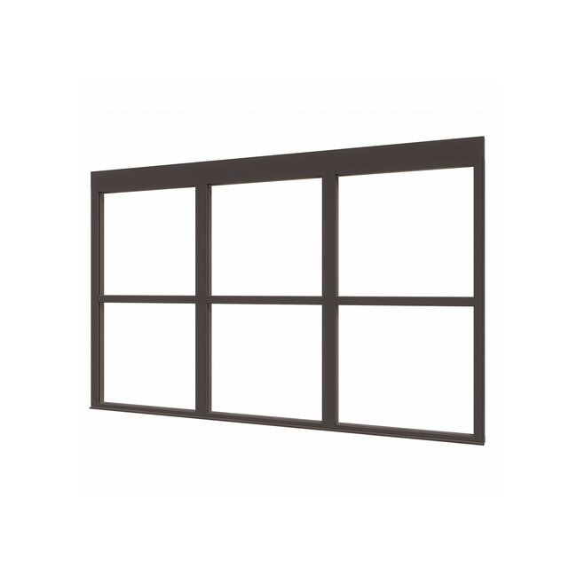 Douglas BW glaswand  2vaks steellook diverse maten