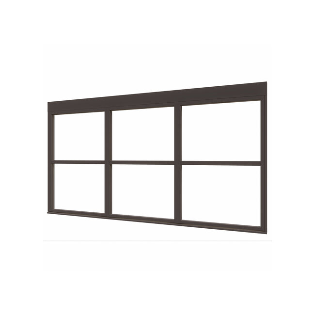 Douglas BW glaswand  2vaks steellook diverse maten