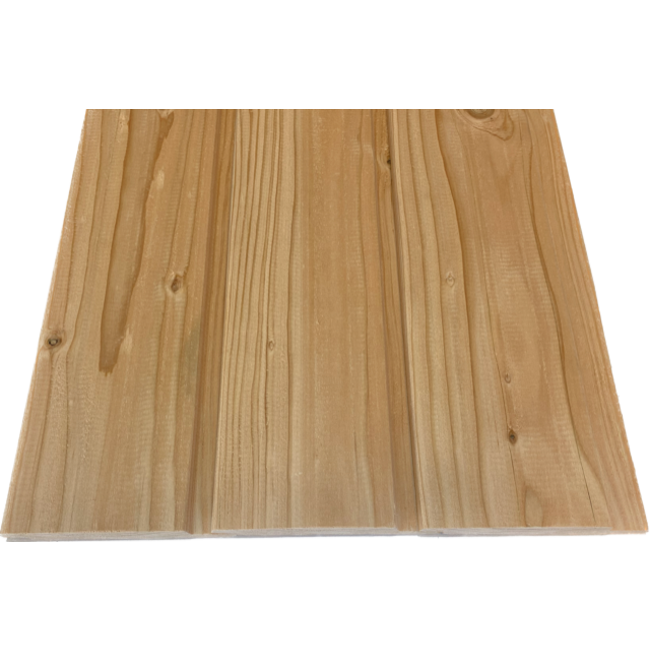 Douglas Channelsiding Geschaafd | Verticale Gevelbekleding Douglas Hout