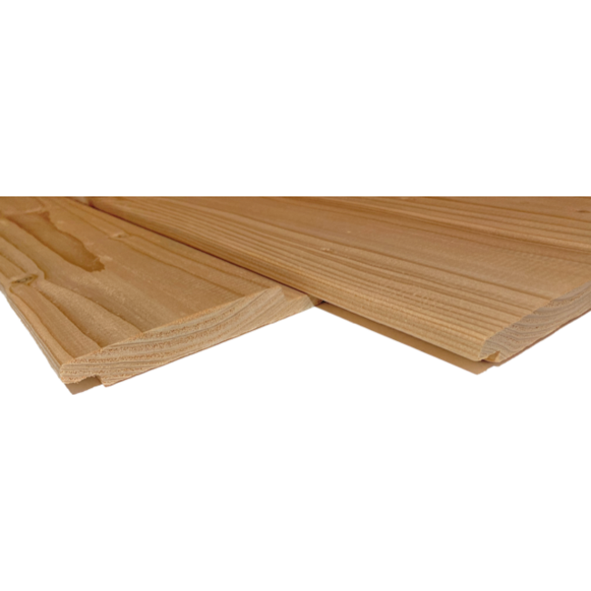 Douglas Channelsiding Geschaafd | Verticale Gevelbekleding Douglas Hout